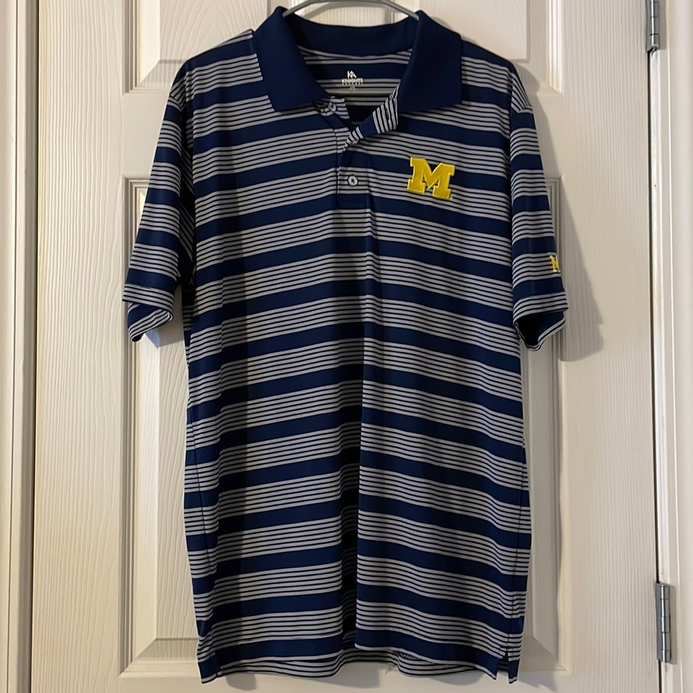 2/$15🔥 University of Michigan Wolverines Men’s Polo, size L